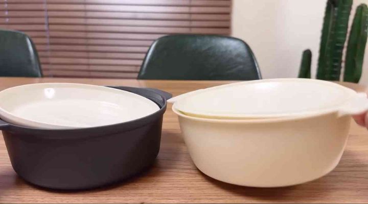 ダイソーの「レンジ鍋」