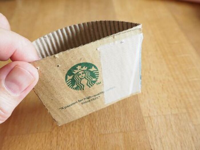 スタバのスリーブ、捨てるのちょっと待って！使い道考えてみたら…想像以上にイイ感じだった♪