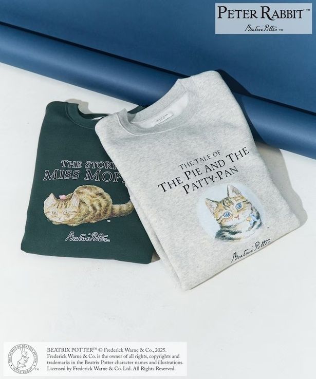 「PETER RABBIT / ピーターラビット プリント スウェット 【限定展開】」(各5995円)
