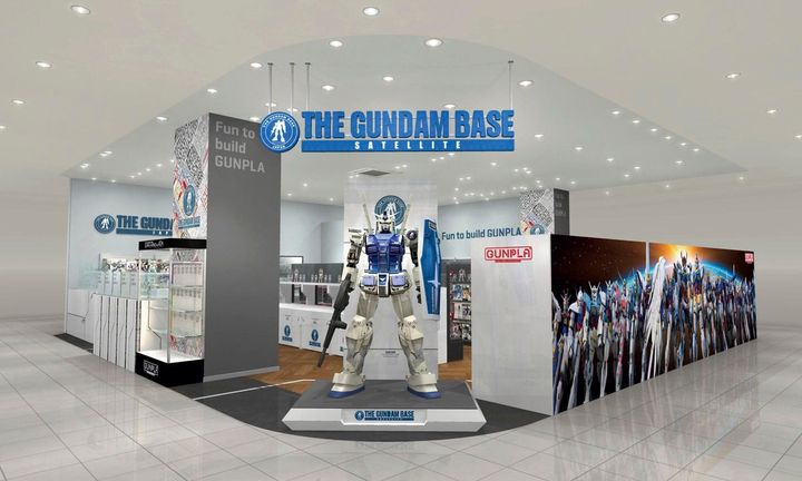 10月に金沢にオープン予定のTHE GUNDAM BASEのサテライト店舗