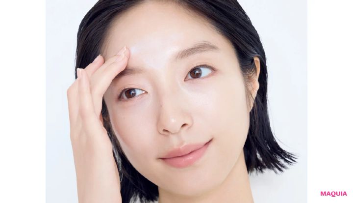 黄ぐすみにおすすめの下地の使い方 額の中央 長井かおりおすすめ