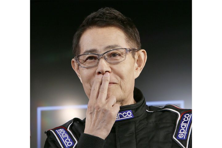 加藤茶さん（2015年4月21日、時事）