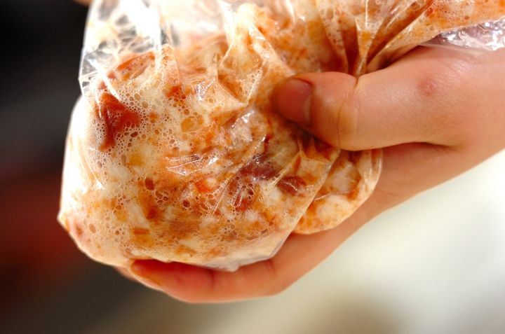 長芋の梅おかか和えの作り方2