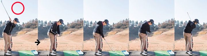 ライン出しショットの練習法は「キャディバッグを左横に置くだけ」