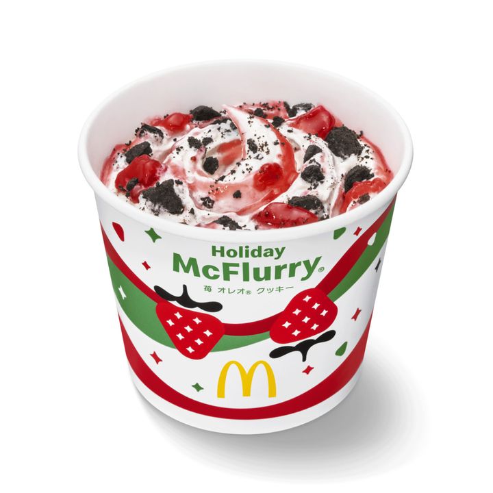 「マックフルーリー 苺 オレオ クッキー」（税込 340円～） width=