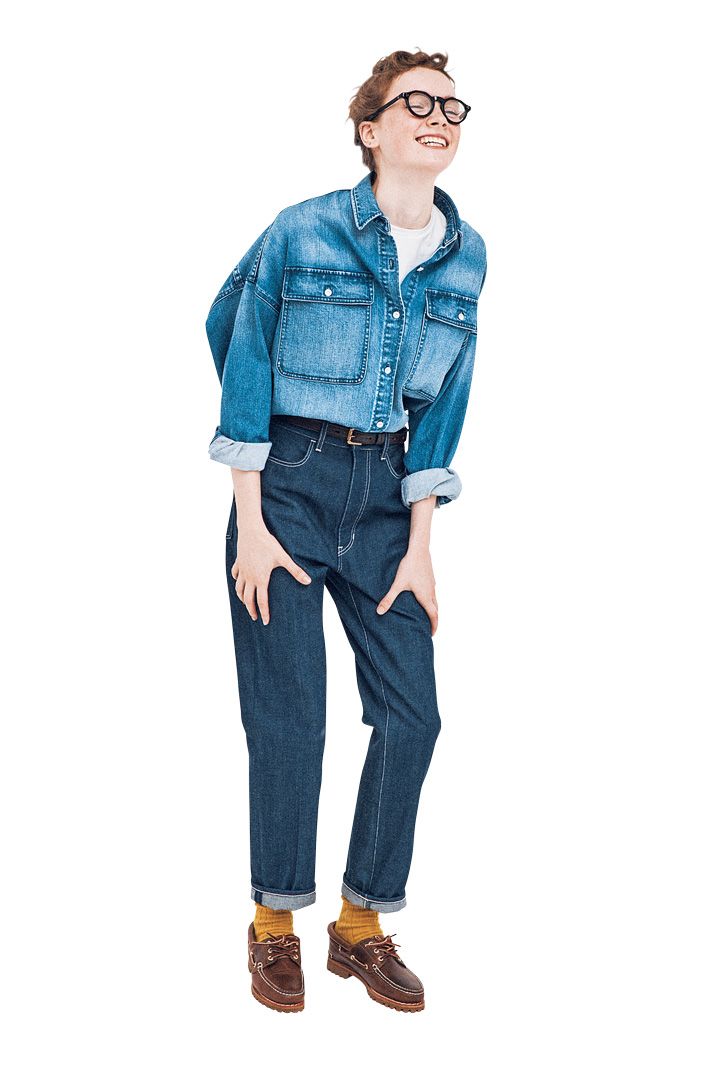 勇気を出してみて！ソックスが主張しているデニムコーデ【本日のFUDGE GIRL-11月12日】