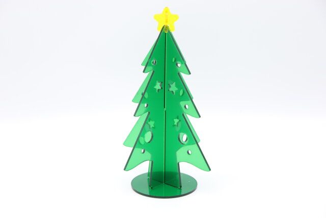 ダイソー アクリルツリー 完成例