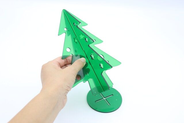 ダイソー アクリルツリー 組み立て