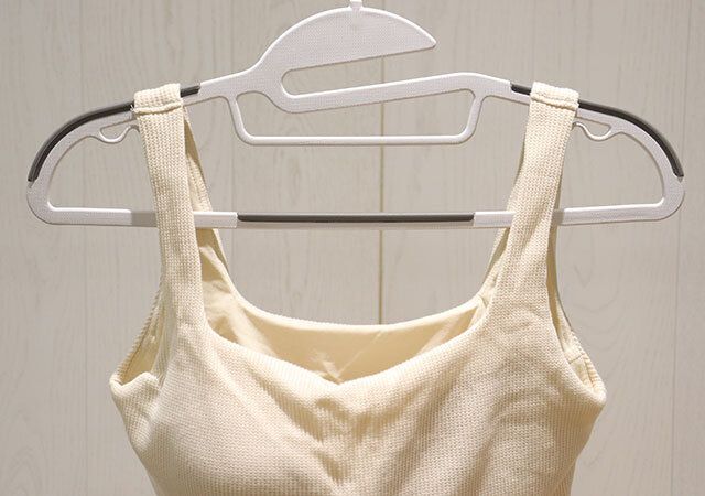 掛けやすいノンスリップハンガー（2本） 使用例