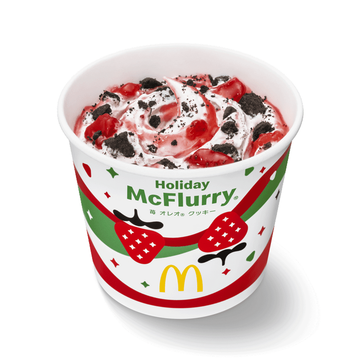 マックフルーリー 苺 オレオ クッキー