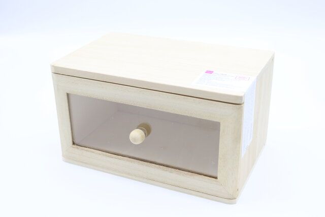 引き出し木製収納 パッケージ