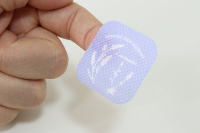 枕に貼るアロマシール シールのデザイン