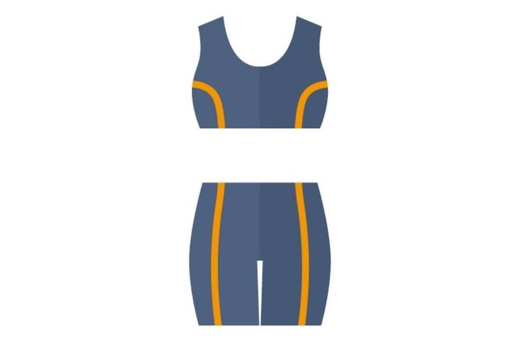 セパレート水着 イラスト