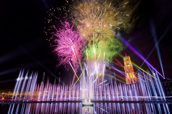 ハウステンボスの噴水ショー