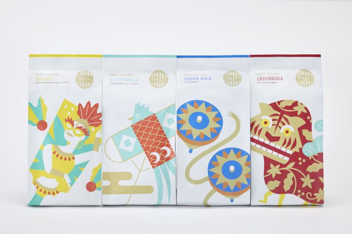 遊び心あふれるイラストパッケージ