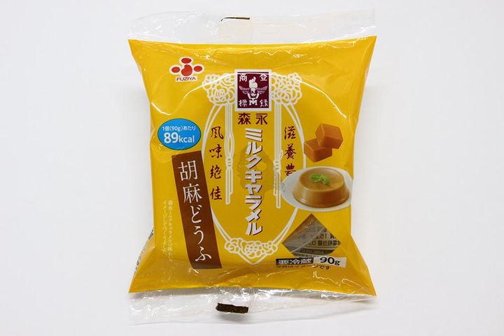 ミルクキャラメル胡麻どうふ パッケージ