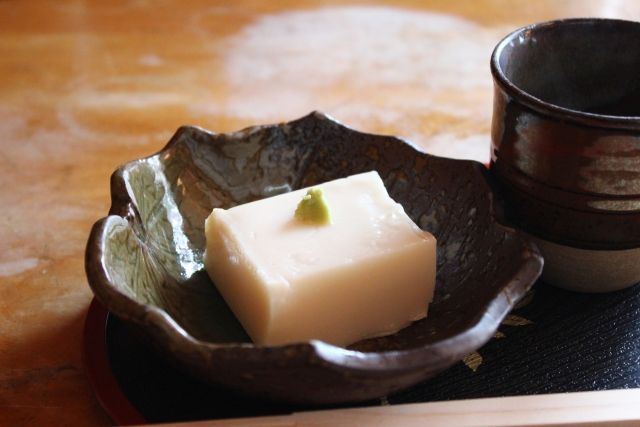 精進料理 胡麻豆腐