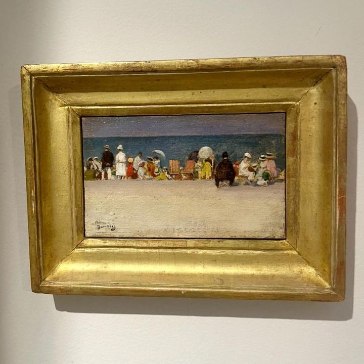 最もお気に入りの絵画は、重厚な額縁に