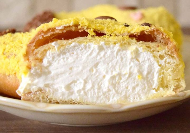 ホイップクリームがたっぷり