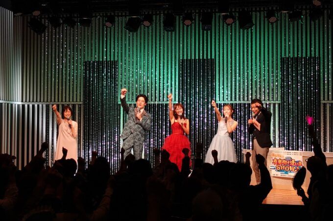 石川みゆき、木村徹二、工藤夕貴、岩佐美咲、中山秀征