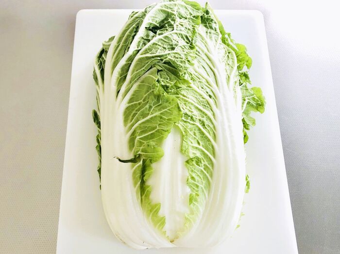 切り込みを入れるだけで…？大きな白菜を気持ちいいほどラク～に分ける裏ワザ。一度やったらやみつきだ♪