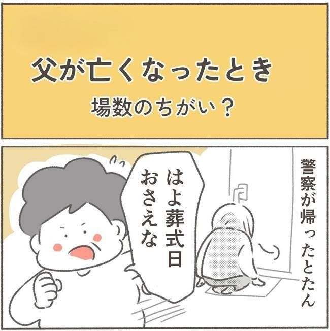 父が亡くなったとき／大日野カルコ