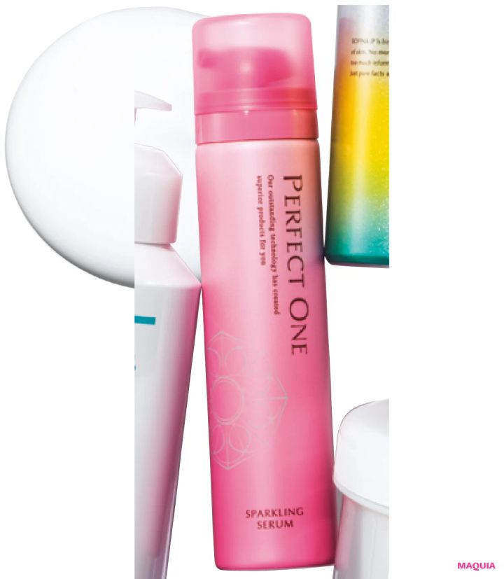 くすみを改善する炭酸スキンケア パーフェクトワン スパークリングセラム