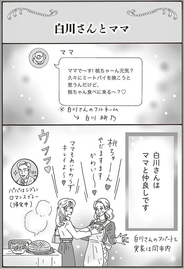 白川さんはママと仲良しです （C）獅子／KADOKAWA