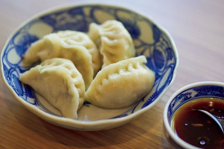 水餃子黒酢ソース