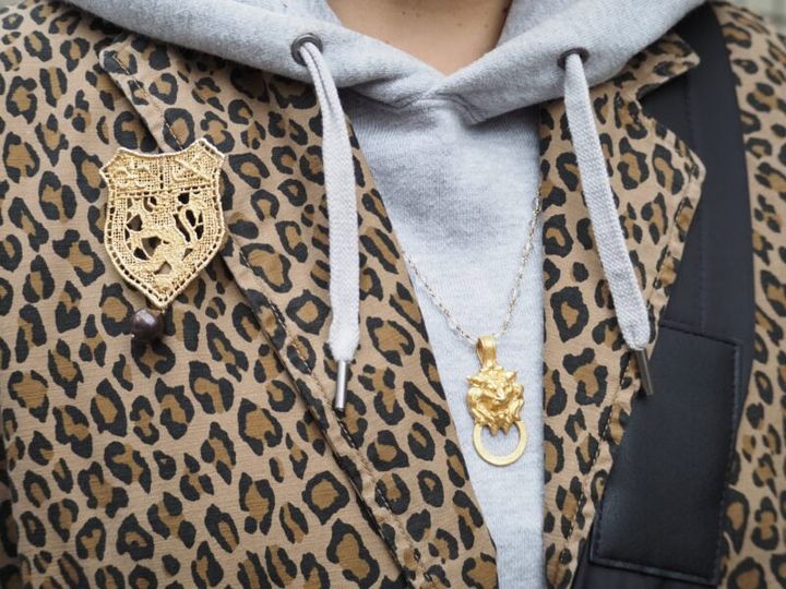 アンティークのブローチ