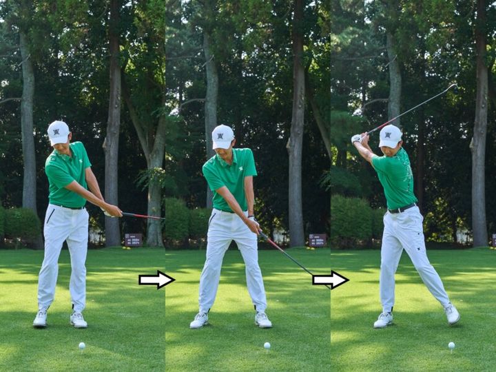 効率的に上達したいなら必読！スイングの力感をマスターするドリルをレッスン