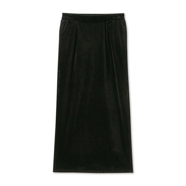 2025冬しまむら女性おすすめベロアナロースカート