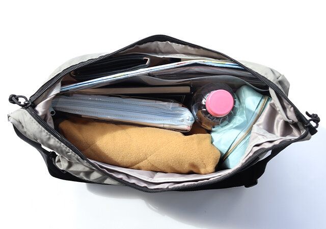 宝島社雑誌付録モノマックス12月号のキャプテンスタッグの便利な外ポケット付き！ショルダーバッグ8