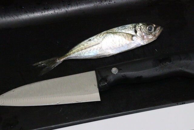 セリアの魚がさばきやすいミニクック 小型 小出刃包丁