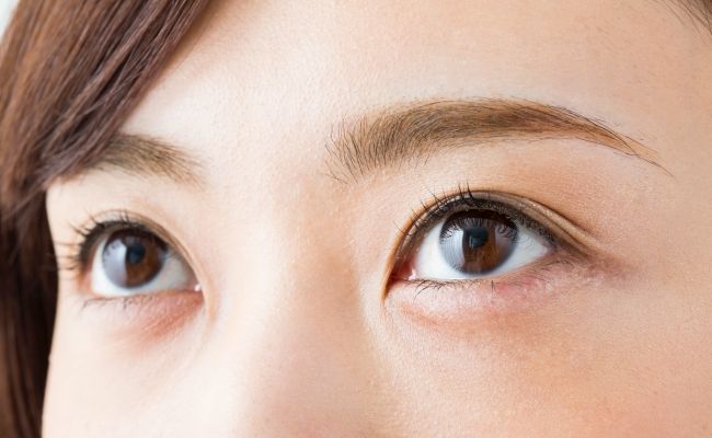 眼球を動かすイメージ