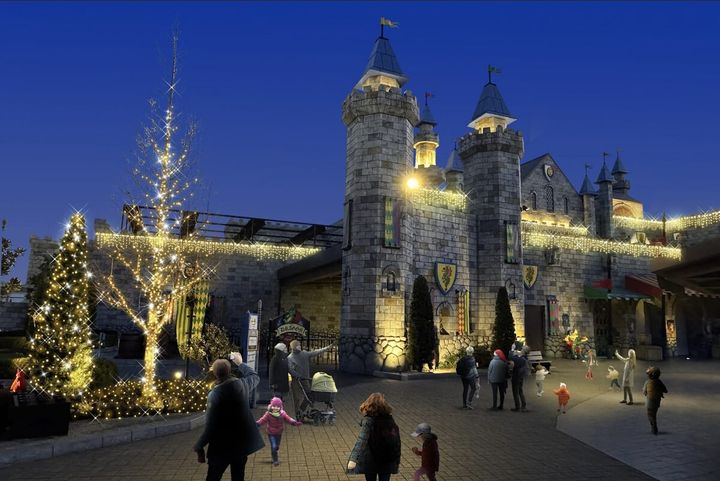 ナイト・キングダムエリアのイルミネーション イメージ２