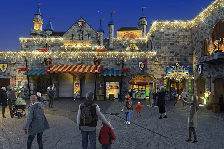 ナイト・キングダムエリアのイルミネーション イメージ１