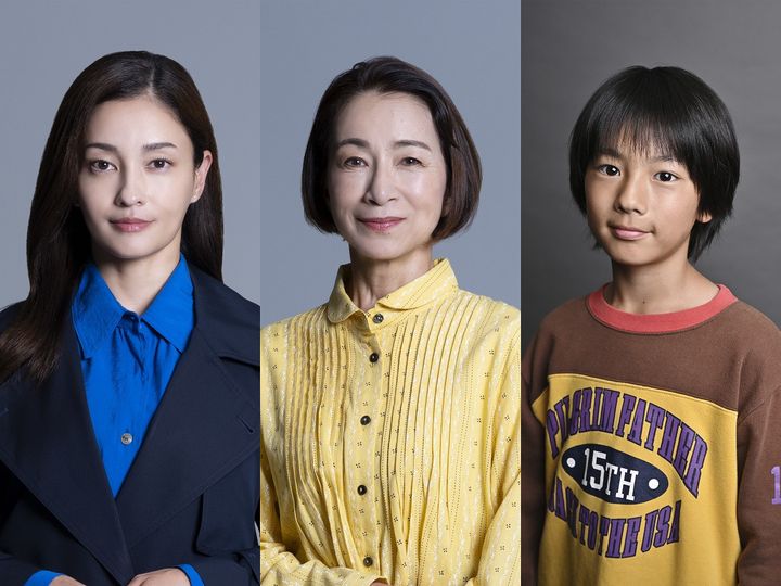 日曜劇場『リブート』に出演する（左から）黒木メイサ、原田美枝子、矢崎滉 （C）TBS width=