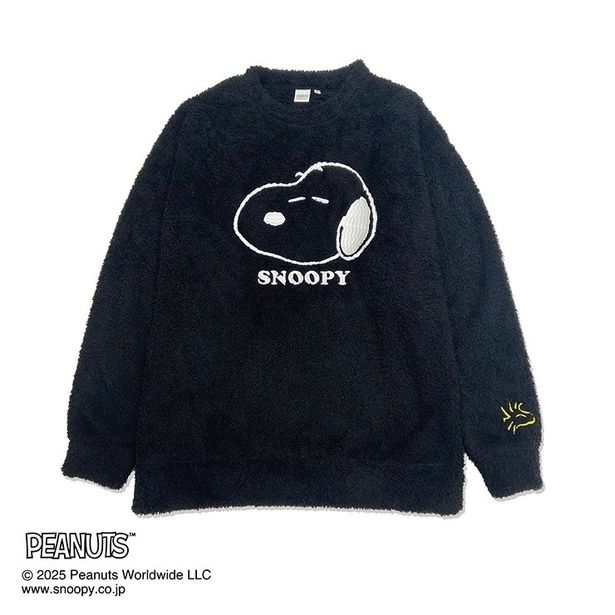 「メンズ ボアトレーナー(ブラック)」(1639円)