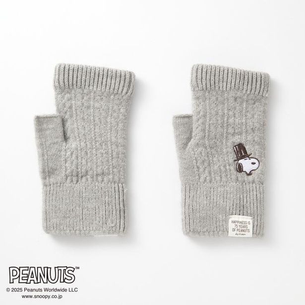 「レディース 手袋 フィンガーレス(グレー)」(1089円)