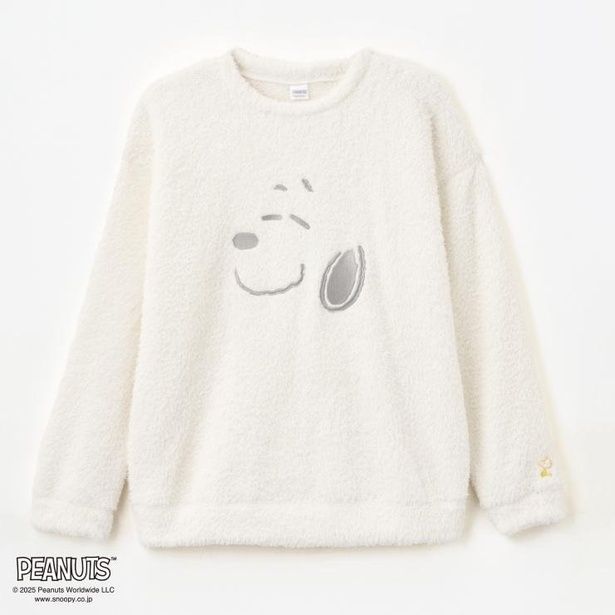 「レディース ボアプルオーバー(ホワイト)」(1639円)