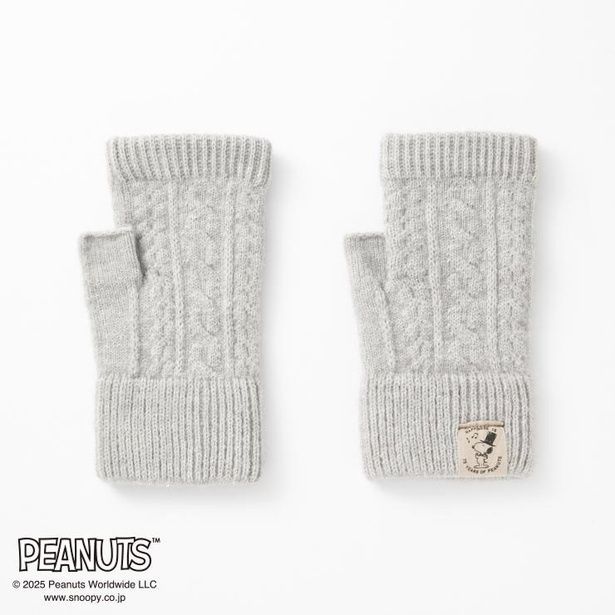 「レディース 手袋 フィンガーレス(グレー)」(1089円)