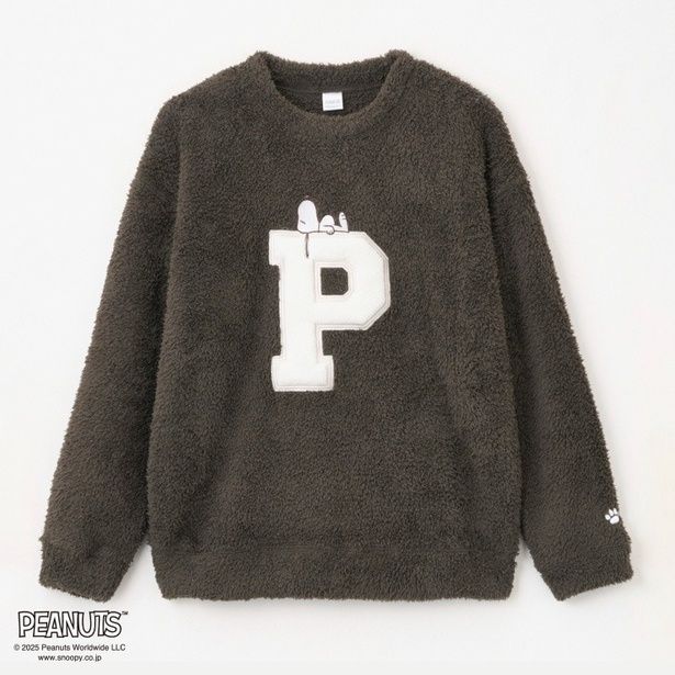 「レディース ボアプルオーバー(ブラック)」(1639円)