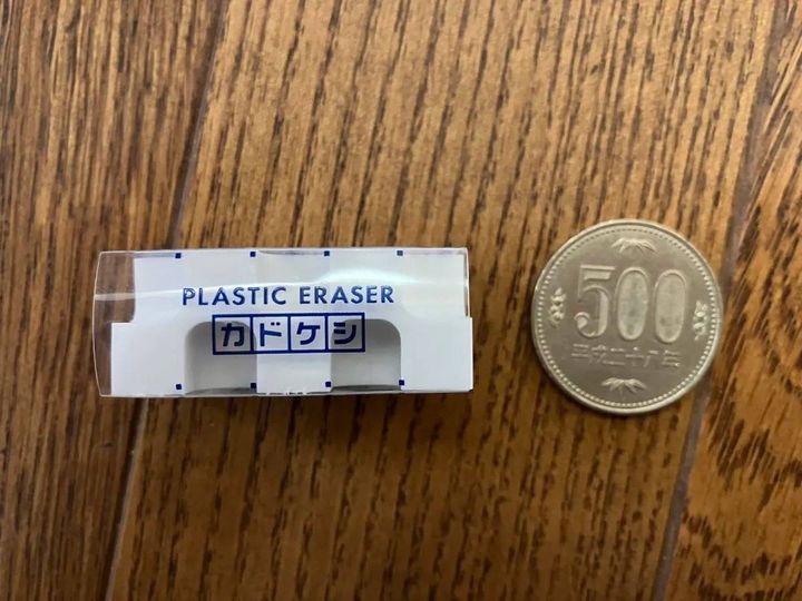 Seria(セリア)：消しゴム カドケシ ミディアム