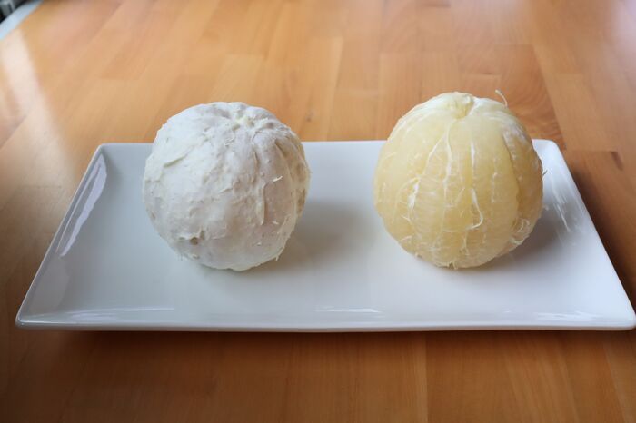 【検証】グレープフルーツが秒で“つるん”とむける！？噂のテクを試してみたら⇨速攻でつるつるの実が味わえた！