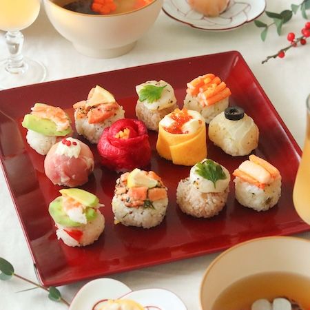 手鞠わさび葉寿しうめもり×マユミリオン氏。洋風テイストの小粋なパリ手鞠寿しを発売