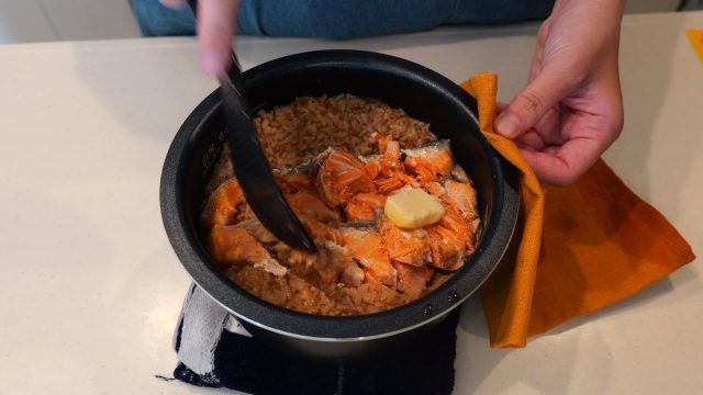 鮭バター醤油ご飯