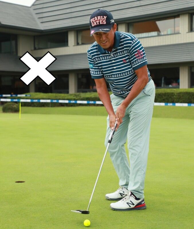 パットでショートのミスを防ぐ！「ティーを２本使って…」と芹澤信雄が解説