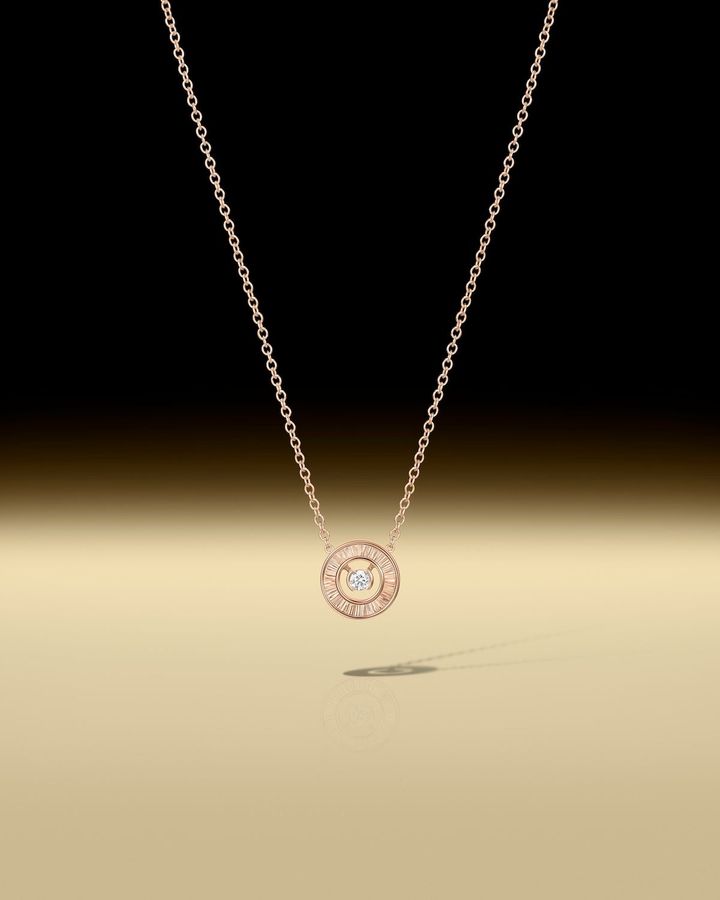 「ポセション」ペンダント モチーフ経1cm（PG×ダイヤモンド）￥402,600