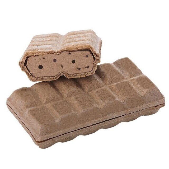 シャトレーゼのベルギーショコラモナカ 4個入のビジュアル